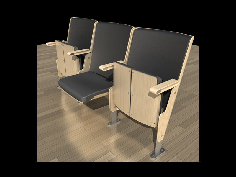 Chair render oblique