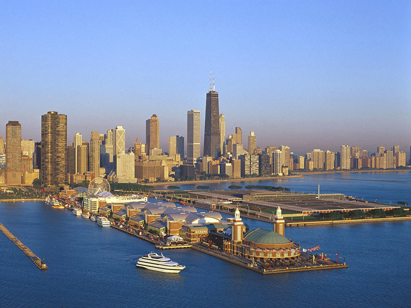 Chicago Pier aerial