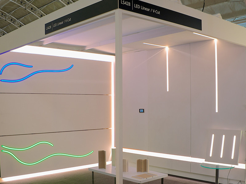 Silent Light exhibition stand Silent Light exhibition stand