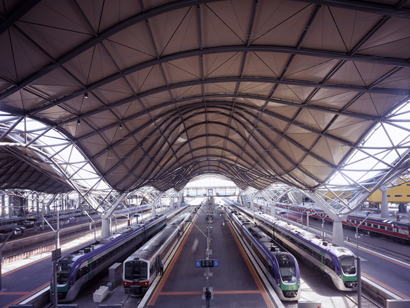 Southern Cross Station platform Southern Cross Station platform