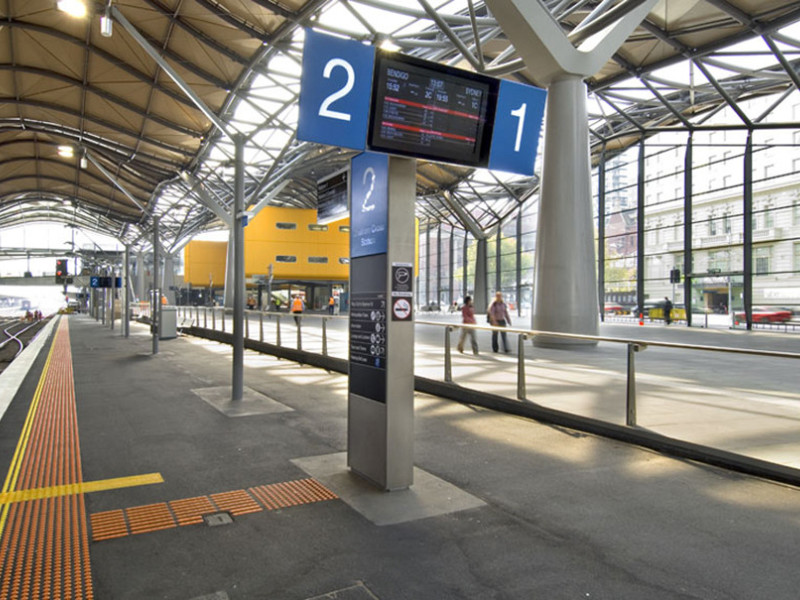 Southern Cross Station totem Southern Cross Station totem